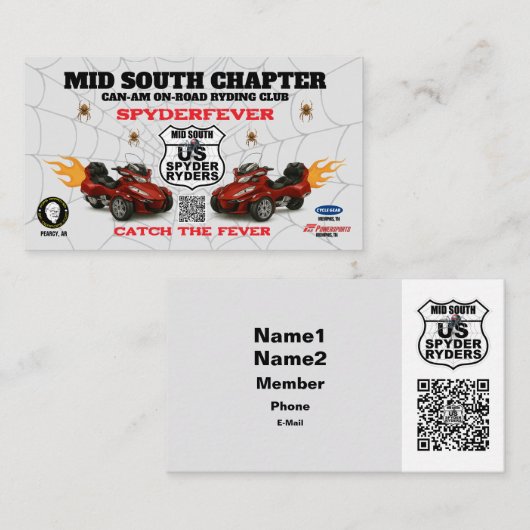 Mid South支部 - 名刺 (正面/裏面)