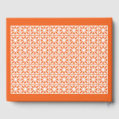 MidcenturyモダンのBreeze Blocksフレーム ゲストブック (裏面)