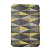 MidCenturyモダン三角形（濃い黄色） バスマット (正面縦)