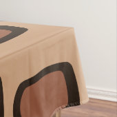 Midcentury MCM Rounded Rectangles Christmas Cookie テーブルクロス (インサイチュ)