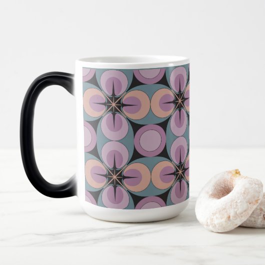 MidCentury Modern Geometric Morphing Mug モーフィングマグカップ (ドーナツ)