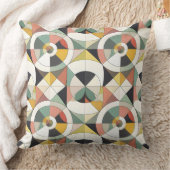 Midcentury Orbit Geometric クッション (ブランケット)