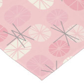 Midcentury Pattern Oblongs Pink Vanilla ショートテーブルランナー (コーナー)