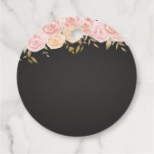 Midday Mimosa Bridal Shower Opulent Blooms フェイバータグ (裏面)