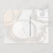 Middle 1800sアンティーク金ゴールドウォッチテンパスフギット ポストカード (裏面)