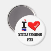 MIDDLE BRIGHTON PIER - I Love マグネット (正面/裏面)