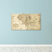 MIDDLE EARTH™ キャンバスプリント (インサイチュ (ウッドフロア))