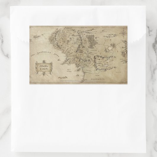 MIDDLE EARTH™ 長方形シール (バッグ)