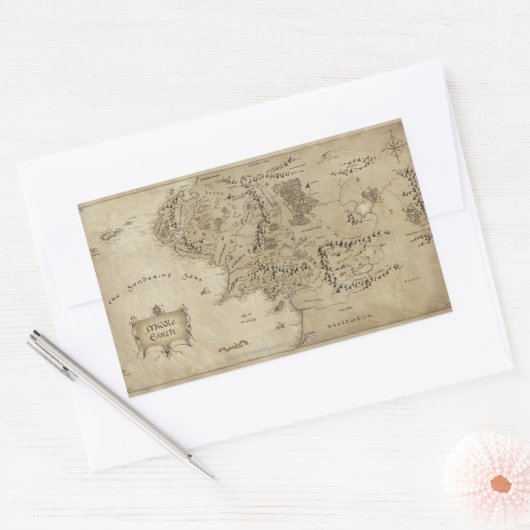 MIDDLE EARTH™ 長方形シール (封筒)