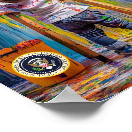 Middle East Mission Map Poster ポスター (角)