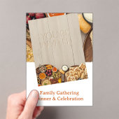 MIDDLE EASTERN dinner invitation postcard アクリル招待状 (インサイチュ (ポータブル))