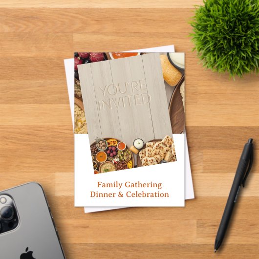 MIDDLE EASTERN dinner invitation postcard アクリル招待状 (インサイチュ (招待状))
