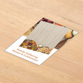 MIDDLE EASTERN dinner invitation postcard アクリル招待状 (レイダウン)