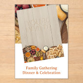 MIDDLE EASTERN dinner invitation postcard アクリル招待状 (正面)