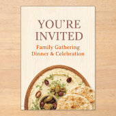 MIDDLE EASTERN dinner invitation postcard アクリル招待状 (正面)