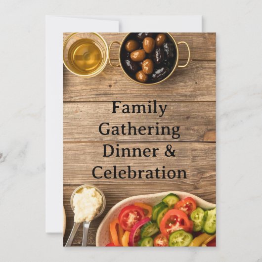 MIDDLE EASTERN dinner invitation postcard 招待状 (正面)
