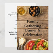MIDDLE EASTERN dinner invitation postcard 招待状 (正面/裏面)