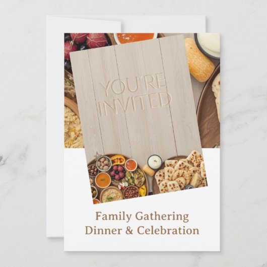 MIDDLE EASTERN dinner invitation postcard 招待状 (正面)