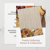 MIDDLE EASTERN dinner invitation postcard 招待状 (正面/裏面)