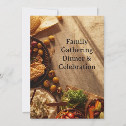MIDDLE EASTERN dinner invitation postcard 招待状 (正面)