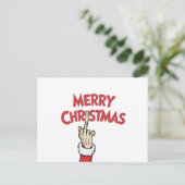 Middle Finger Merry Christmas シーズンポストカード (スタンド正面)