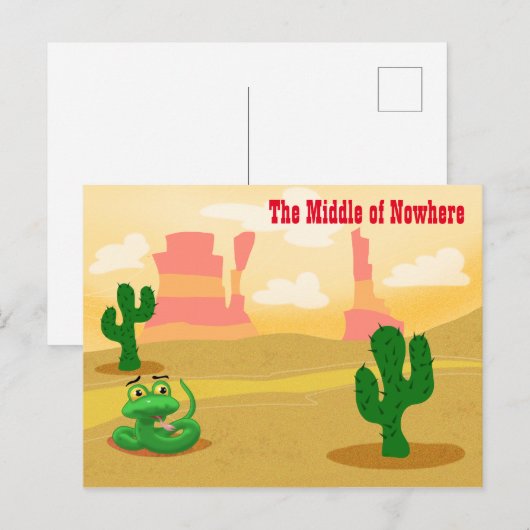 Middle of Nowhere ポストカード (正面/裏面)