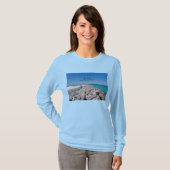 Middle Of Shell Island Jetty長袖Tシャツ Tシャツ (正面フル)
