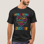 Middle School Educator Appreciation Week Back to S Tシャツ (正面)