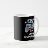 Middle school level complete gamer graduation 8th コーヒーマグカップ (正面右)