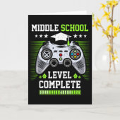 Middle School Level Complete Graduation Cl 2025 Ga カード (黄色い花)