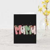 Middle School Teacher Christmas Stamp Bow Middle S カード (黄色い花)