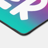 Middle School Teacher Text Design Colorful Ombre デスクマット (コーナー)