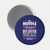 Middle Sister 2024 - a Big and Little Sister マグネット (正面/裏面)