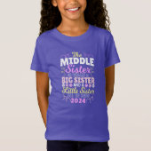 Middle Sister 2024 - a Big and Little Sister Tシャツ (正面)
