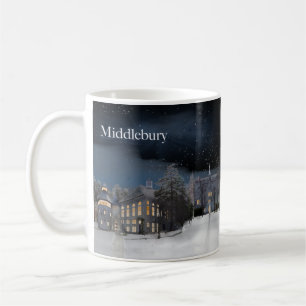 Middleburyのキャンパス コーヒーマグカップ