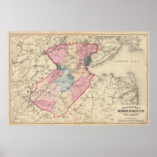 Middlesex County, NJ ポスター (正面)