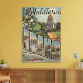 Middleton, Idaho – ラージレターシーン キャンバスプリント (インサイチュ (リビング))