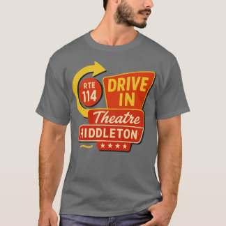 Middleton Rt 114ドライブインMiddleton、MAレトロドライブ Tシャツ