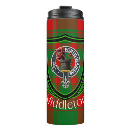 Middleton Scottish Clan Tartan & Crest タンブラー