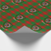 Middleton Scottish Clan Tartan & Crest ラッピングペーパー (角)