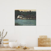 Middletown NY, Midway park, Wallkill River, Old ポスター (キッチン)