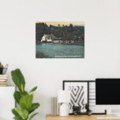 Middletown NY, Midway park, Wallkill River, Old ポスター (ホームオフィス)