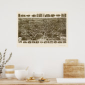 Middletown, NY Panoramic Map - 1921 ポスター (キッチン)