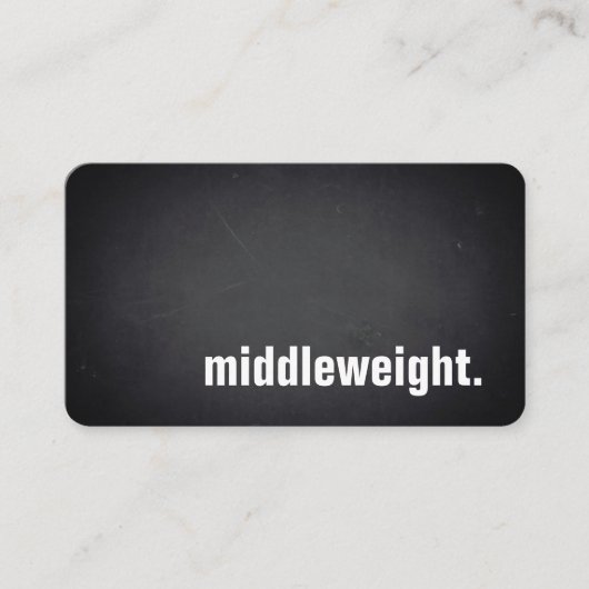 middleweight. Modern Blackboard Professional 名刺 (正面)