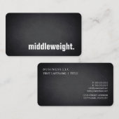 middleweight. Modern Blackboard Professional 名刺 (正面/裏面)
