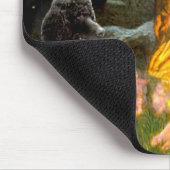 MidEve-Standardブラックプードル(T) マウスパッド (コーナー)