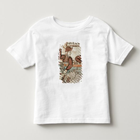 Midgardの蛇のためのトールの魚釣り トドラーTシャツ (正面)