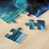 Midgard snake in the norhtern sea Viking mythology ジグソーパズル (側面)