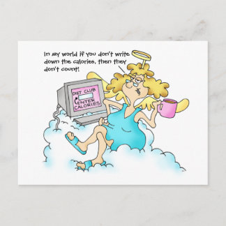 Midgeのダイエットポストカード#3 Food Journal ポストカード