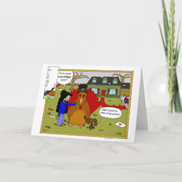 Midgeの膨脹可能なトルコの感謝祭カード シーズンカード